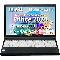 Amazon.co.jp: 【整備済み品】LIFEBOOK ノートPC A579 15.6型 i5-8265U